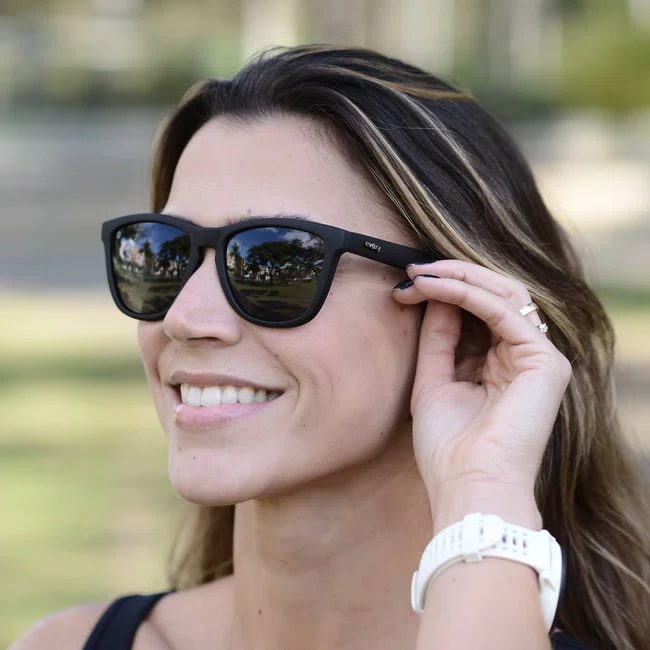 Óculos de Sol Corrida e Casual EVOXY Carbon Preto - Lentes Cinzas