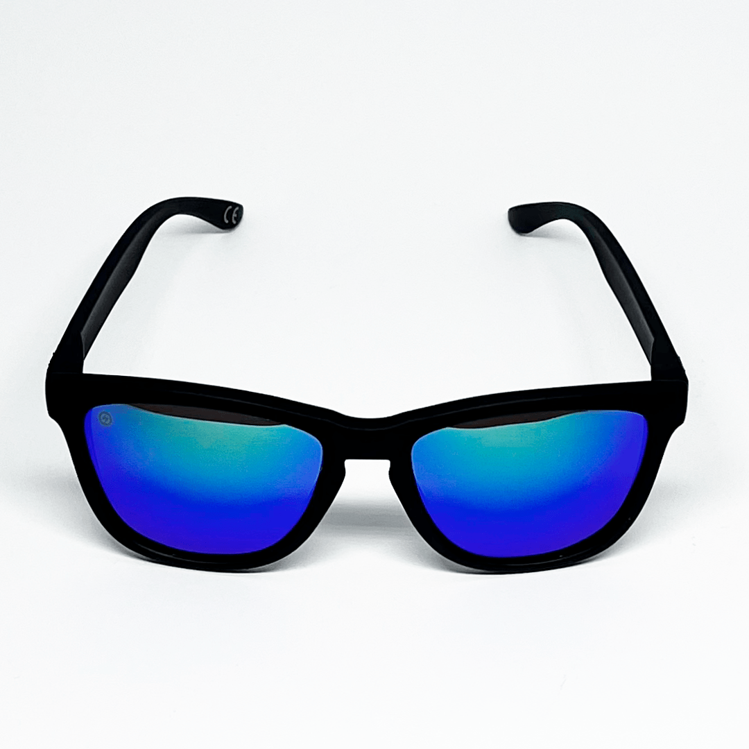 Óculos de Sol Corrida e Casual EVOXY Carbon Preto - Lentes Azuis Óculos de Sol Corrida e Casual EVOXY Carbon Preto - Lentes Azuis