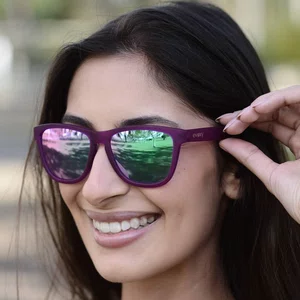 Óculos de Sol Corrida e Casual EVOXY Pulse Square Roxo - Lentes Roxas