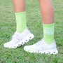 Meia Para Corrida EVOXY Performance Born To Run Verde Cano Médio