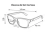 Óculos de Sol Corrida e Casual EVOXY Carbon Preto - Lentes Cinzas
