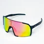 Óculos de Sol Esportivo EVOXY Orbit Preto - Lentes Vermelhas