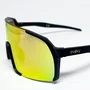 Óculos de Sol Esportivo EVOXY Orbit Preto - Lentes Vermelhas