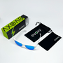Óculos de Sol Corrida e Casual EVOXY Pulse Square Branco - Lentes Azuis