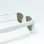 Óculos de Sol Corrida e Casual EVOXY Pulse Square Branco - Lentes Azuis