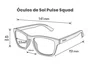 Óculos de Sol Corrida e Casual EVOXY Pulse Square Cristal - Lentes Roxas