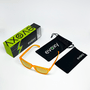 Óculos de Sol Corrida e Casual EVOXY Pulse Square Laranja - Lentes Douradas