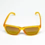 Óculos de Sol Corrida e Casual EVOXY Pulse Square Laranja - Lentes Douradas