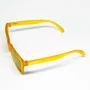 Óculos de Sol Corrida e Casual EVOXY Pulse Square Laranja - Lentes Douradas