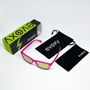 Óculos de Sol Corrida e Casual EVOXY Pulse Square Lilás - Lentes Vermelhas