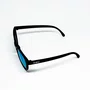 Óculos de Sol Corrida e Casual EVOXY Pulse Square Preto - Lentes Azuis