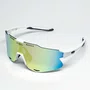 Óculos de Sol Esportivo EVOXY Raizon Air Branco - Lentes Champagne