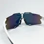 Óculos de Sol Esportivo EVOXY Raizon Air Branco - Lentes Champagne