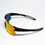 Óculos de Sol Esportivo EVOXY Raizon Air Preto - Lentes Vermelhas