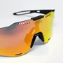 Óculos de Sol Esportivo EVOXY Raizon Air Preto - Lentes Vermelhas