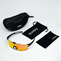 Óculos de Sol Esportivo EVOXY Raizon Air Preto - Lentes Vermelhas