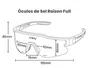 Óculos de Sol Esportivo EVOXY Raizon Full Preto - Lentes Azuis