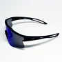 Óculos de Sol Esportivo EVOXY Raizon Full Preto - Lentes Azuis