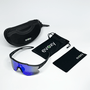Óculos de Sol Esportivo EVOXY Raizon Full Preto - Lentes Azuis