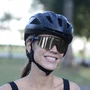 Óculos de Sol Esportivo EVOXY Raizon Full Preto - Lentes Cinzas